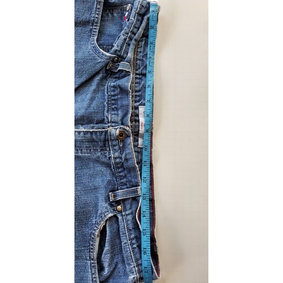 Tommy Hilfiger Jeans Women's Sz 16 KTY-KTY Blue Denim L/33 Med Wash Y2K 2000s - Picture 15 of 15
